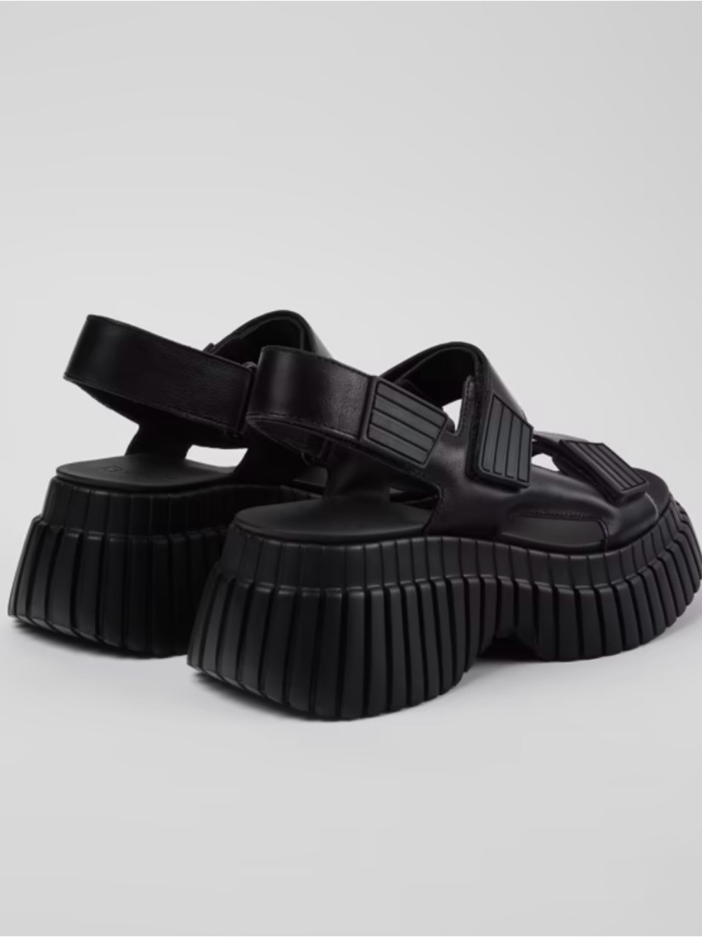 Camper BCN black platform sandals - Picture 4 of 7